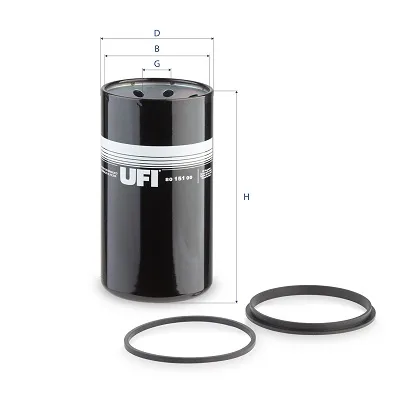 80.151.00 Filtru, sistem hidraulic primar UFI