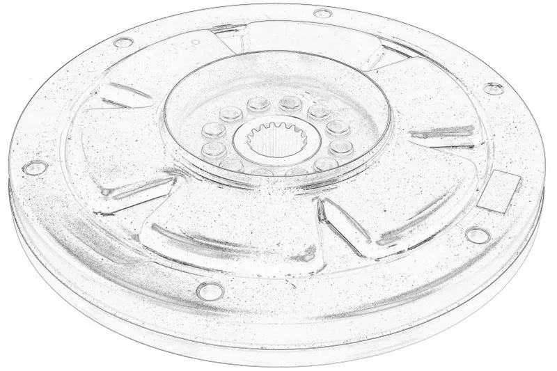 Amortizor torsional, volant