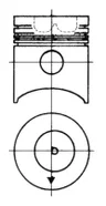 93063600 Piston KOLBENSCHMIDT
