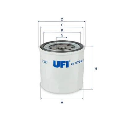 23.273.00 Filtru ulei UFI