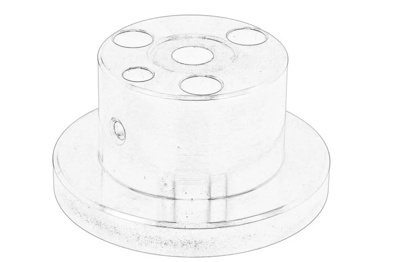 Butuc, pinion arbore cu came