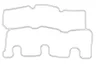 U11996410 Garnitura, capac supape OE PERKINS