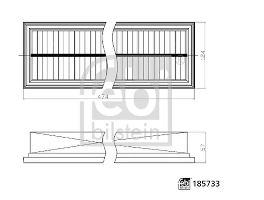 185733 Filtru, aer habitaclu FEBI