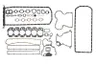 Set garnituri complet, motor