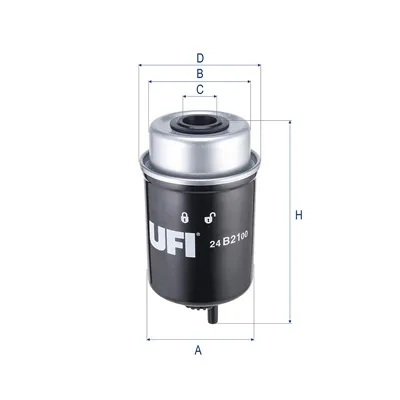 24.B21.00 Filtru combustibil UFI