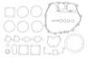 114220-92600 Set garnituri complet, motor OE YANMAR